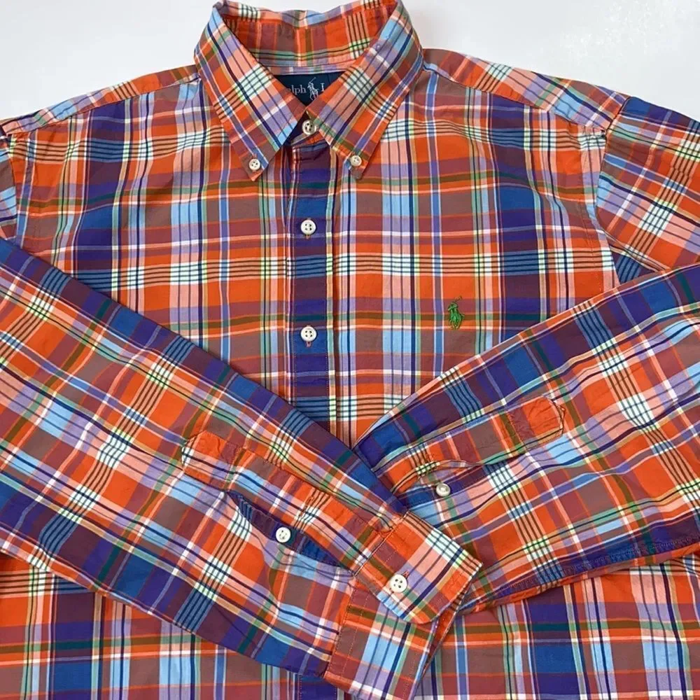Ralph Lauren Custom Fit Men Shirts Size L
